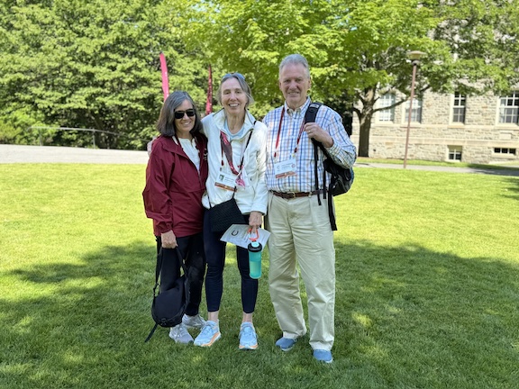 Pat McInerney, Deb and Paul Parker-Johnson